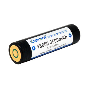 KEEPPOWER 18650 3500 mAh (в середине Sanyo) "+" и "-" сверху