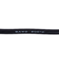 Силіконовий провід 8AWG чорний (багатожи... Силіконовий провід 8AWG чорний (багатожи...