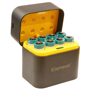 KEEPPOWER i8 з 8-а li-ion акумуляторами АА 1,5В 2866mAh